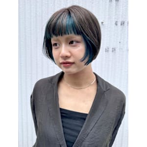 インナーカラー/ボブ/10代20代/薬院
