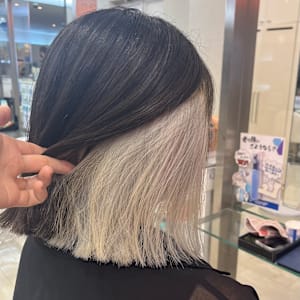 インナーカラー✖️ボブ