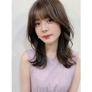 ウルフカット/レイヤーカット/20代30代40代/グレージュ