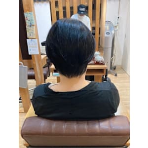 お客様髪質改善データ1348（ハンサムショート）