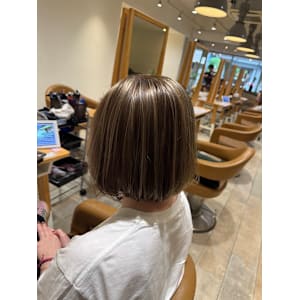 ボブ×ハイライト