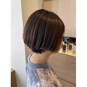 透明感カラー×ショートボブスタイル/Kurumi