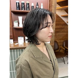 グビれボブ×パーマ