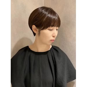 ショート×マッシュショート×前髪あり×20代30代/齋藤