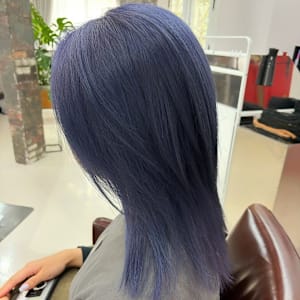 大人可愛い 20代30代40代 ブルーバイオレット