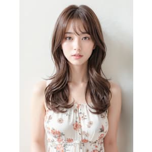 やわらかカールでつくるロングヘア