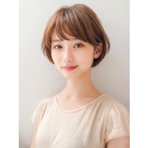 大人かわいいショートボブ