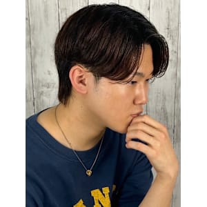 ナチュラルセンターパート/大宮/メンズカット