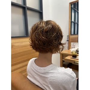 ショートボブパーマ