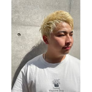 メンズツーブロックスキンフェードクロップボウズアイロン