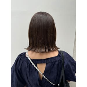 【藤原天太】アイロンでつくるくびれ外はねボブ