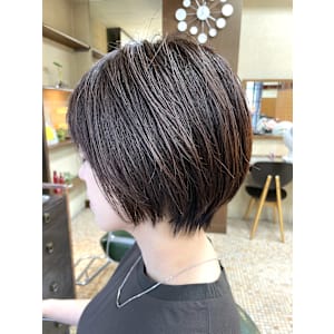 丸みショートボブ