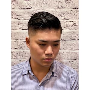 ロンドンワンカール七三フェード【大宮/バーバー】