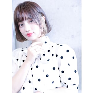 切りっぱなしボブ　インナーボブ