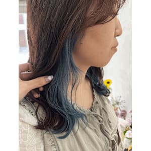 《花屋併設》インナー×裾カラー