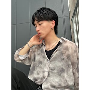 毛流れセンターパート