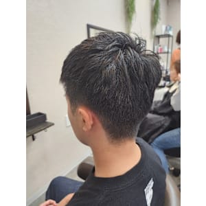 メンズカット/パーマ/グレイカラー/鎌取駅/韓国風/白髪染め