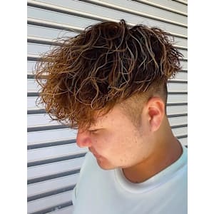 スペインカール×ハイライト(メッシュ)