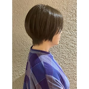 大人のエレガンスショートスタイル【ビターショコラ】