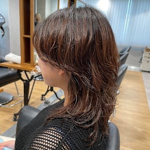 パーマ/大人パーマ/白髪活かし/グレイカラー