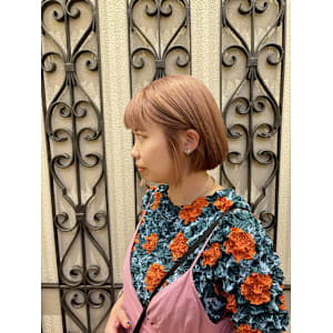 ブリーチカラー/ベージュカラー/くすみピンク/ピンクベージュ