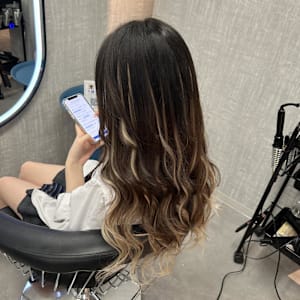 プルエクでバレイヤージュ