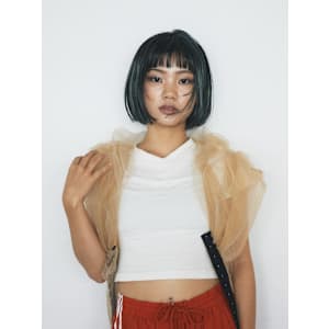 地毛ハイライト グリーンカラー【FIRST】吉田京介