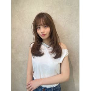 miu&清水大誠　韓国ヘア　レイヤーカット