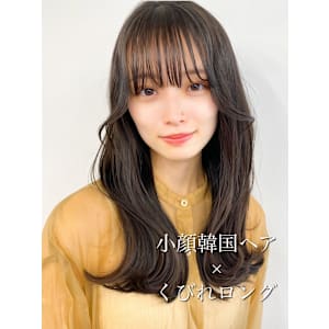 小顔カットくびレイヤーエモージュ韓国似合わせカット美髪