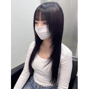 《韓国ヘア》レイヤーカット×ディープカラー