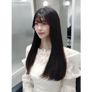 《韓国ヘア》地毛風カラー×韓国風お顔周り