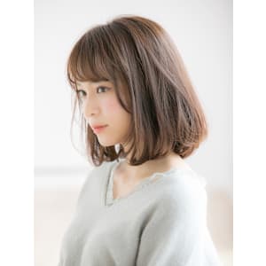 【monaco】ふんわりナチュラルボブ/面長/恵比寿/広尾