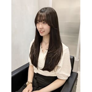 《韓国ヘア》レイヤーカット×韓国風お顔周り