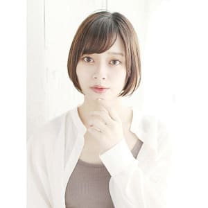 ふんわりトップのナチュラルショート