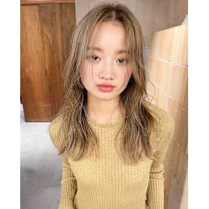 フェイスレイヤー/透明感カラー/20代/30代/中目黒