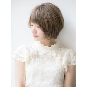 【monaco】40代ベース顔さんに似合わせる丸みショート