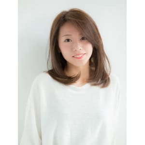 【monaco】前髪なし/面長補正/ふんわりミディ/広尾