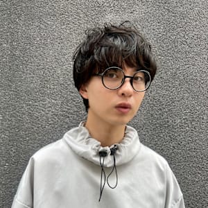 マッシュバング/ニュアンスパーマ