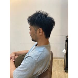 お客様髪質改善データ1359（メンズショート）