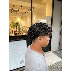 動きあるパーマ