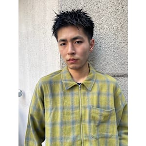 メンズ/メンズカット/ブリーチ/ダブルカラー/韓国/眉毛