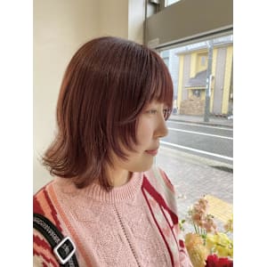 《花屋併設》 顔周りレイヤースタイル　　