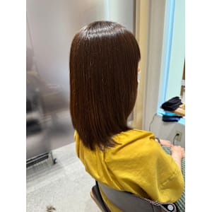 サラ艶ロング/酸性ストレート/縮毛矯正/髪質改善