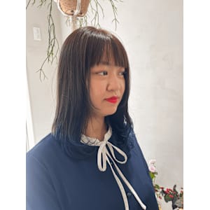 《花屋併設》レイヤーカット×裾カラー　　　　