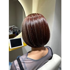 デザインカラー×ボブ『銀座×個室』