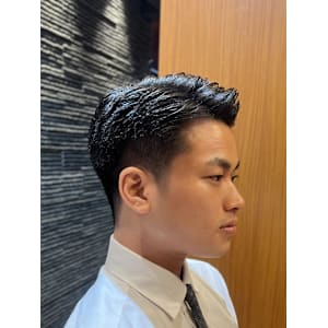 銀座理容室　メンズシチサンヘア