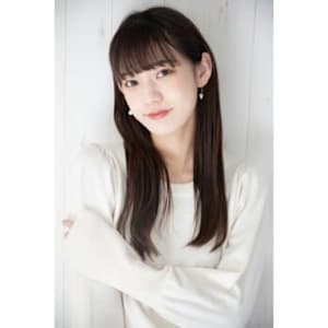 大人美人艶カラーベージュ小顔カットレイヤーロング