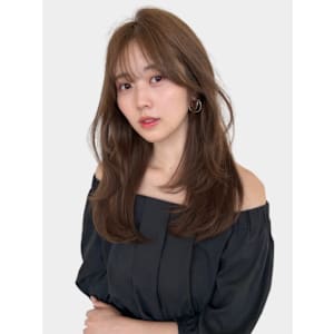 くびレイヤーグレージュエモージュ大人ショート小顔似合わせ