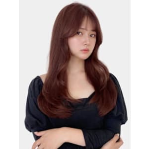 20代30代グレージュ髪質改善カラー韓国ヘア透明感