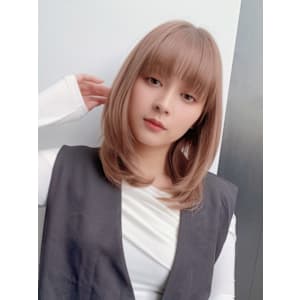 ことりベージュミルクティーベージュシースルーカラー大人可愛い